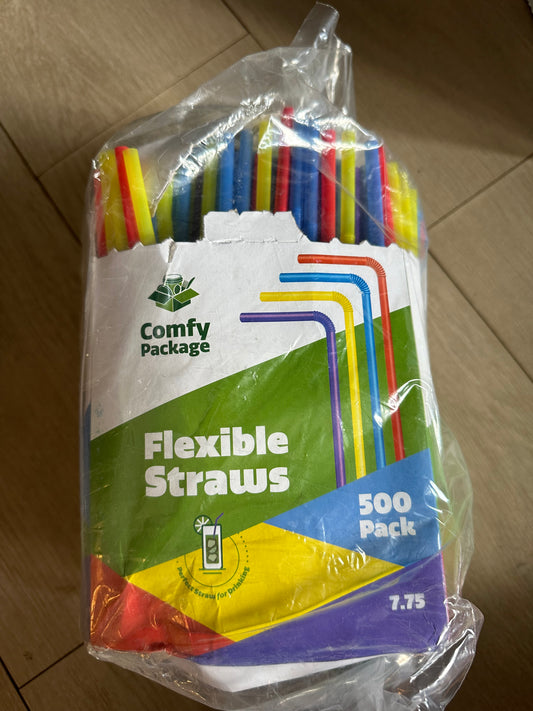 Flexible straws 500pk