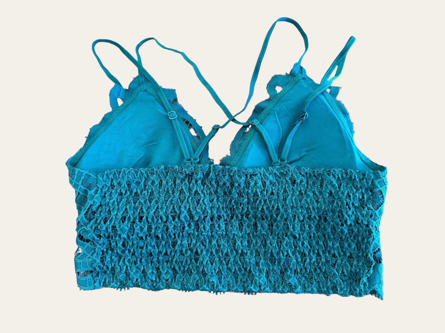 Lace Bralette (Harbor Blue)