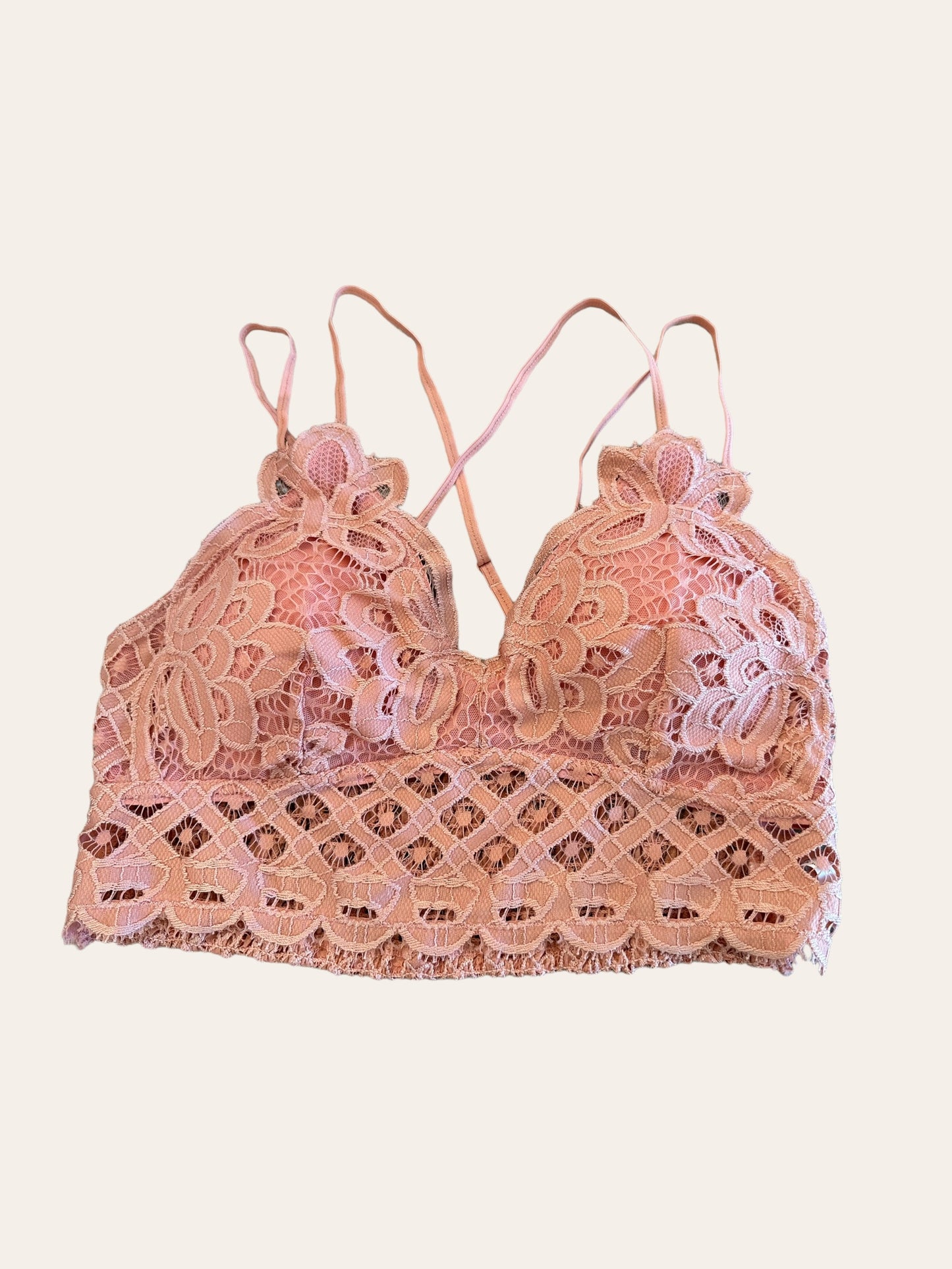 Lace Bralette (Blush)