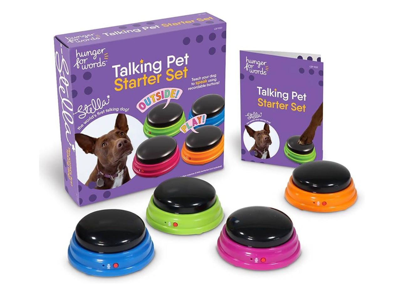 Dog talking button set (4pk)