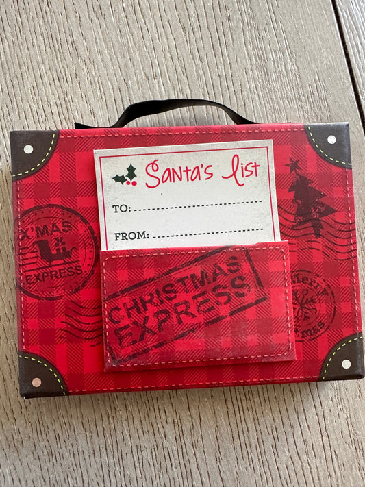 Santa List Gift Card Box