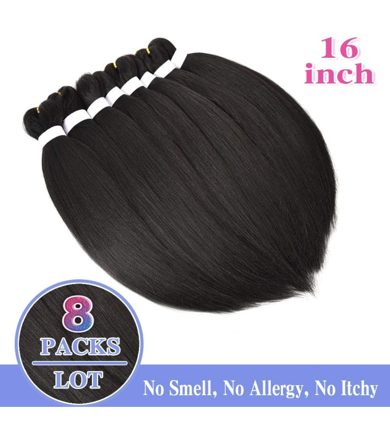 Braiding Hair 16inch/8pk