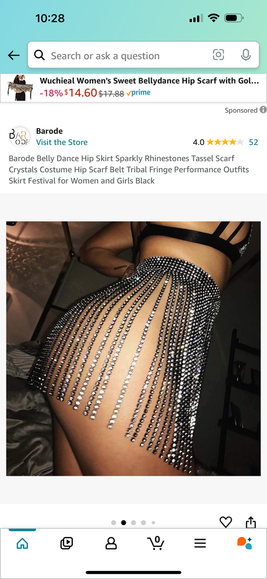 Rhinestone Skirt