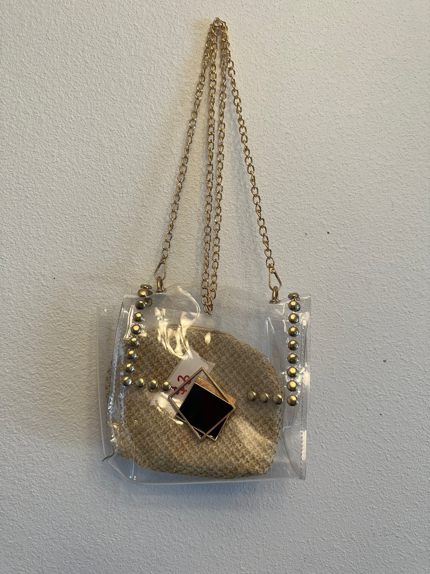 Clear crossbody purse