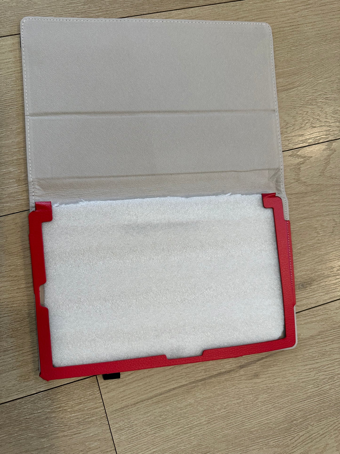 Red Tablet Holder