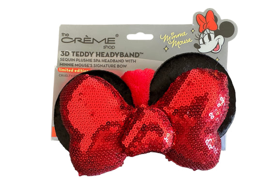 The Crème Shop: 3D Teddy Headyband™ In Ruby Glitz