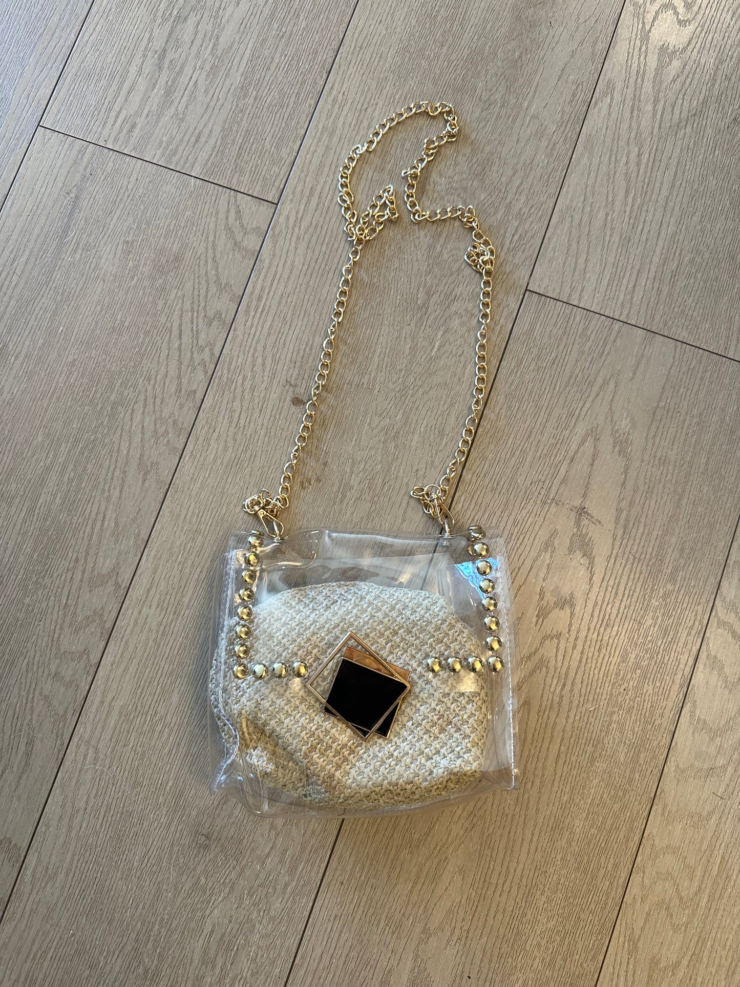 Clear crossbody purse