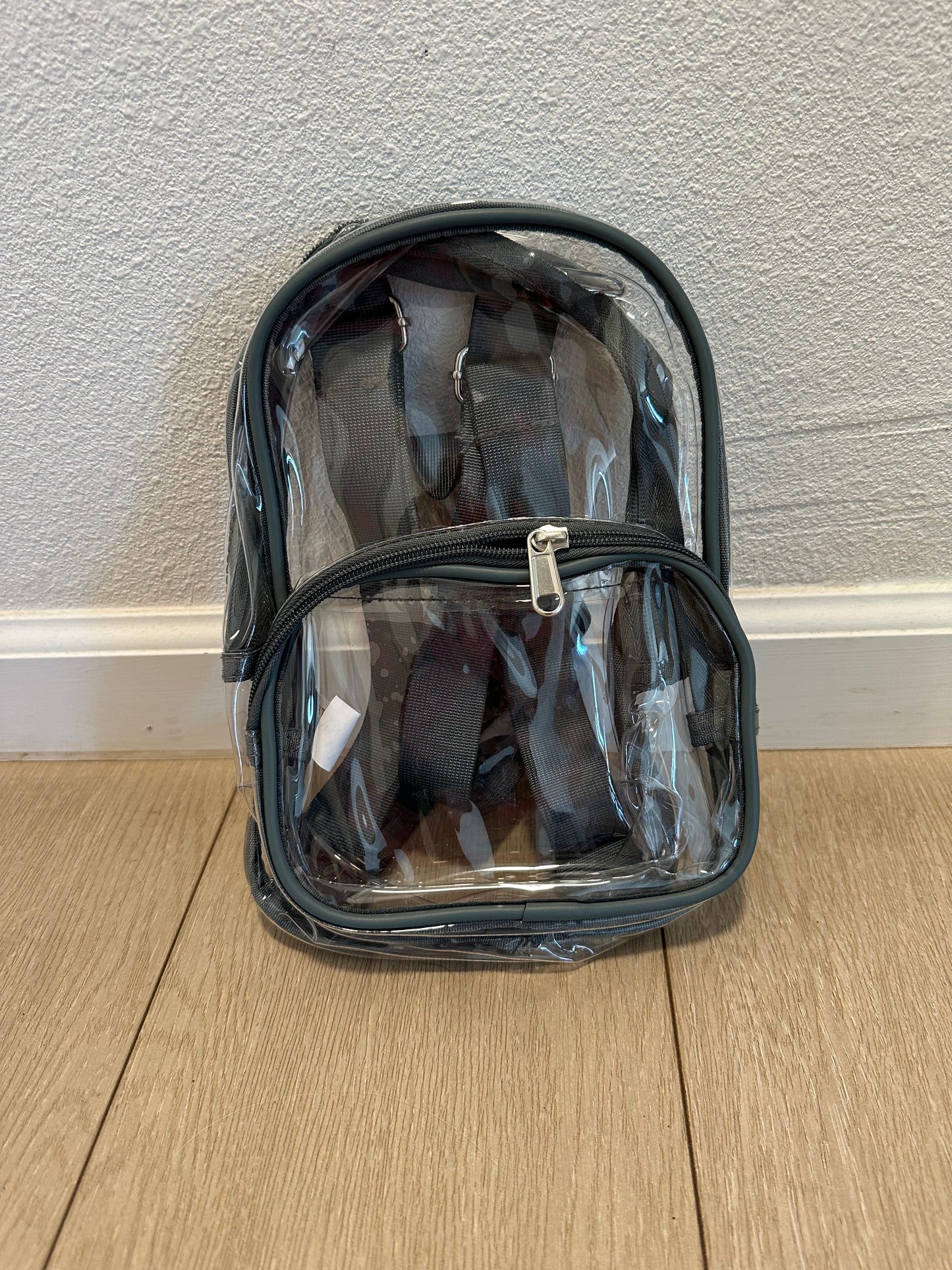 Gray backpack