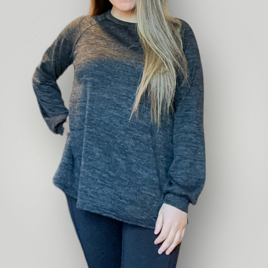 Charcoal Round Neck Sweater