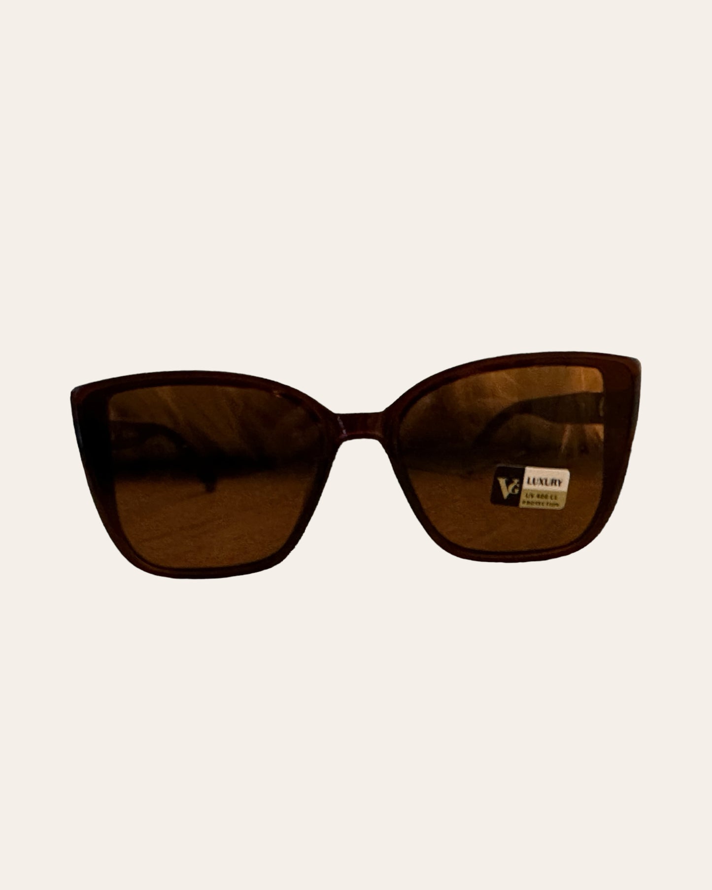 Classy Oversized Glasses (Brown)