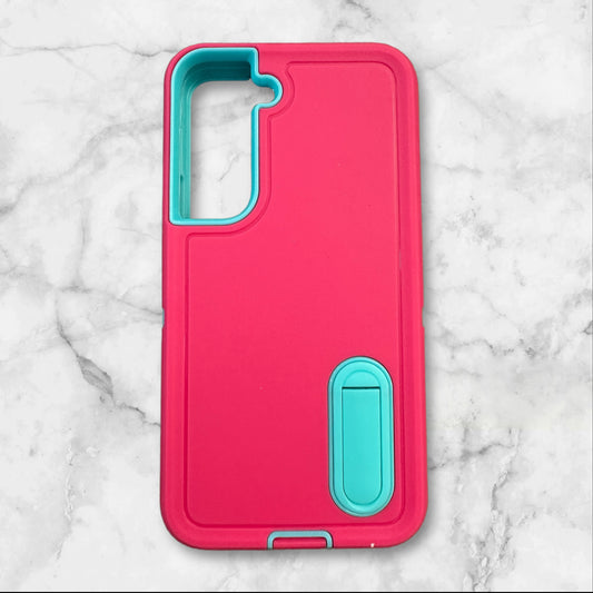 Phone Case, Samsung Galaxy S22 Case, Case #12 (Pink& Teal)