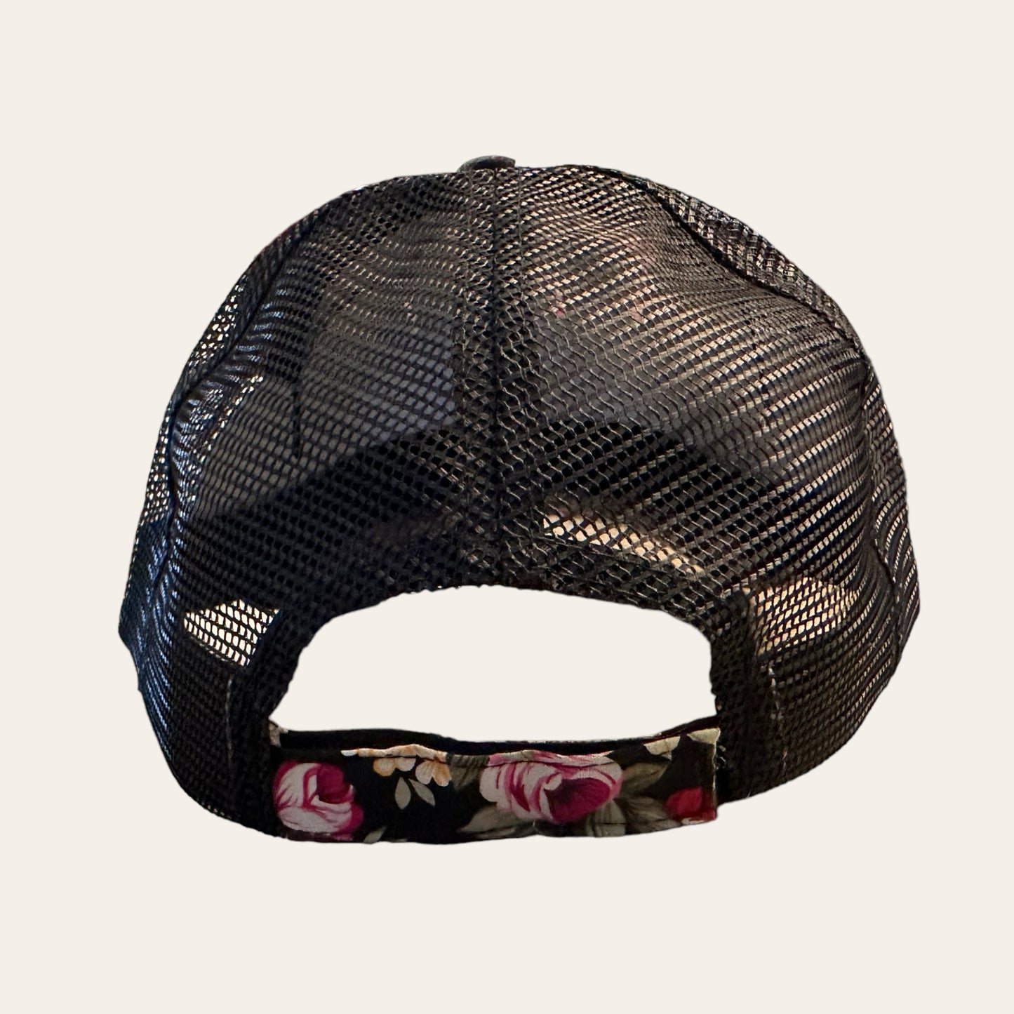 Floral Cap (Black)