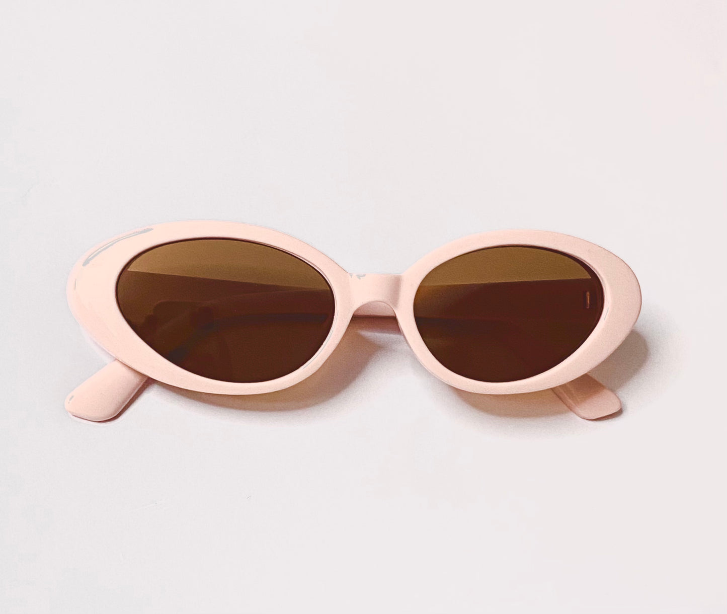 Oval fashion Sunglasses (Pink)