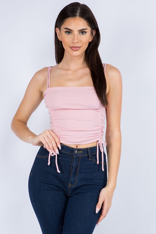 Ruched Blush Top