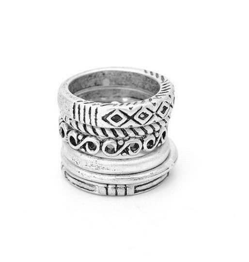 Gina's Silver Ring Set (6pk)