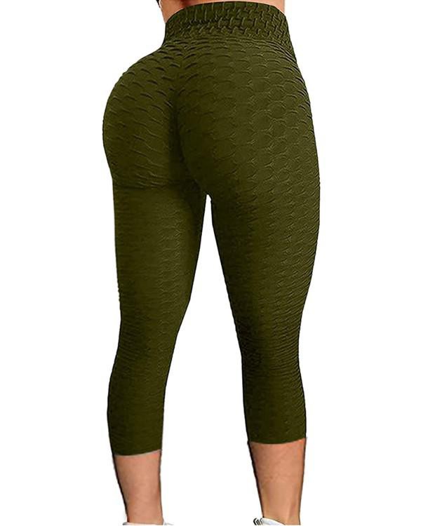 High Waisted Tiktok Leggings (Green)