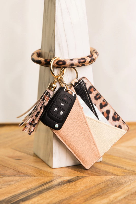 Leopard Key Ring & Wallet