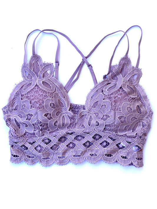 Lace Bralette (Elderberry)