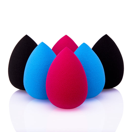 Multi colors beauty sponge 6 pack