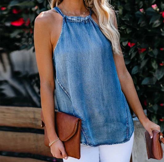 Denim Tank Top