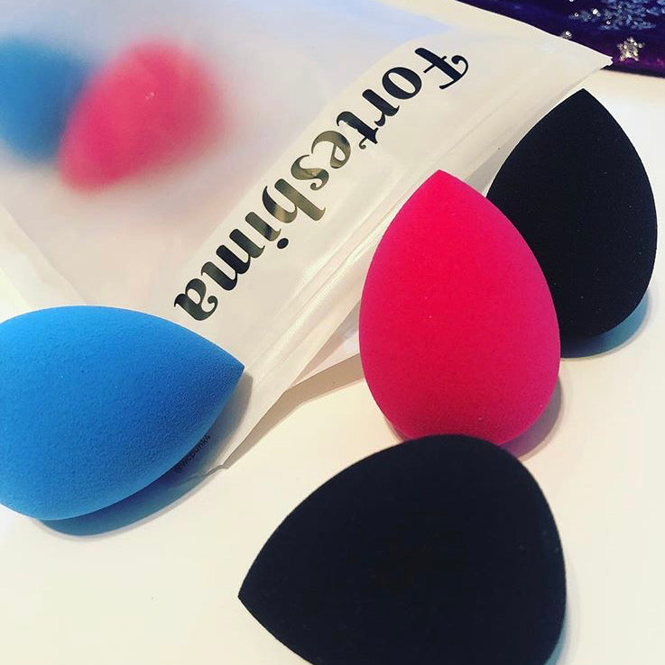 Multi colors beauty sponge 6 pack