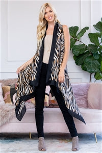 Tiger Print Kimono