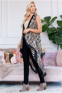 Tiger Print Kimono