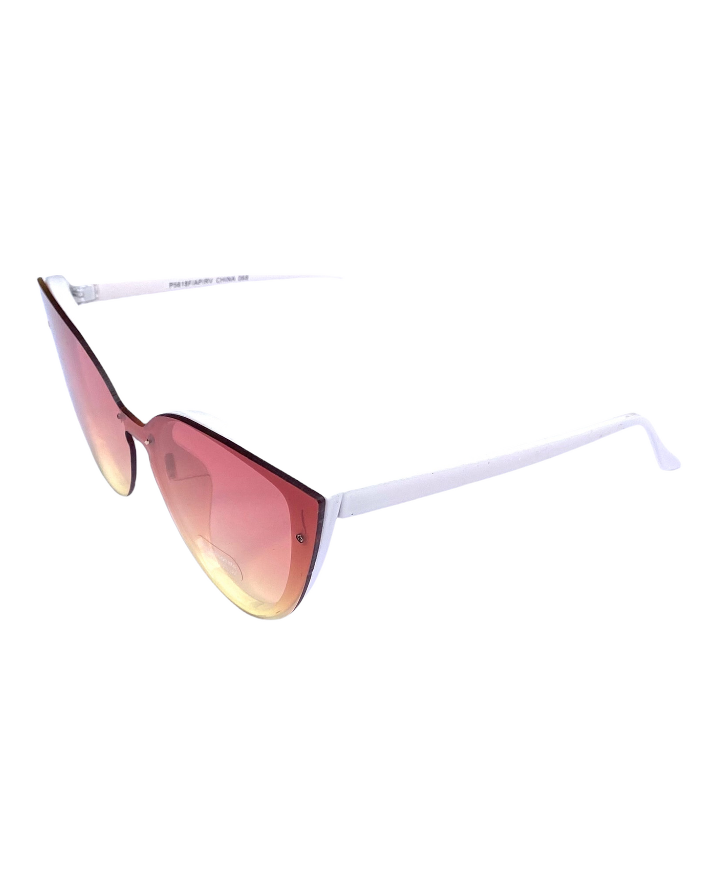 Cat-eye Sunglasses (White)