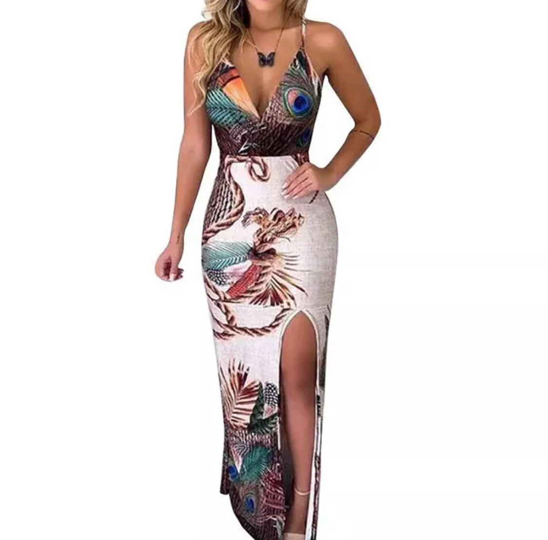 Tropical Maxi Dress